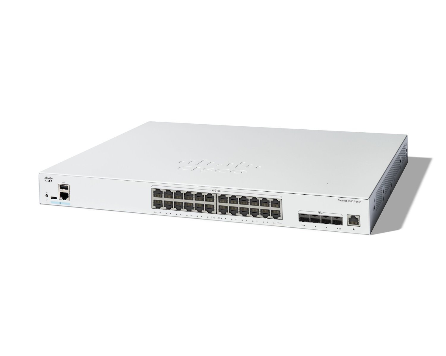 Cisco Catalyst 1300 C1300-24XT 20 Ports Manageable Layer 3 Switch - Gigabit Ethernet, 10 Gigabit Ethernet - 10GBase-T, 10GBase-X