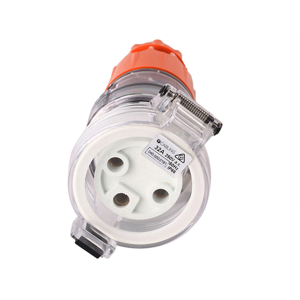 4Cabling 4C | Extension Socket Ip66 250V 3 Round Pin 32A