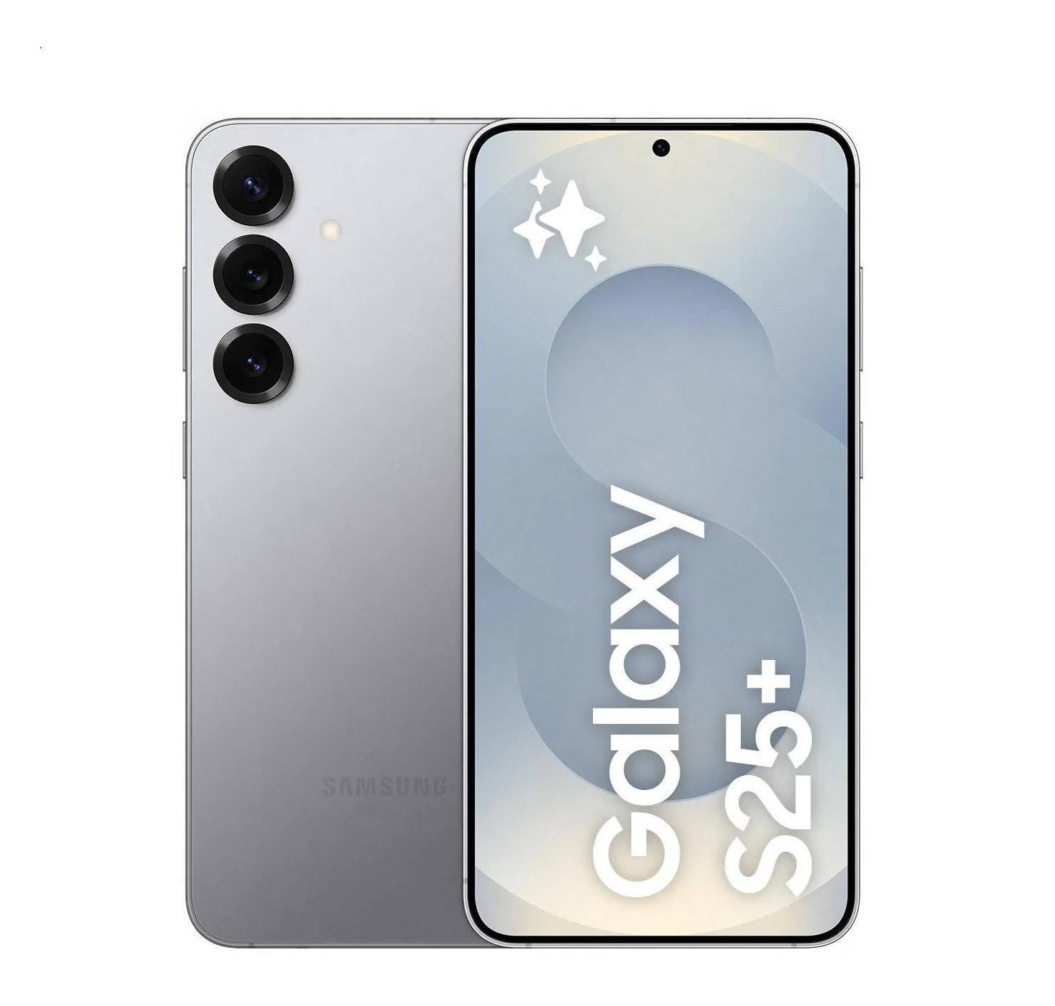 Samsung Galaxy S25+ 5G 256GB - Silver Shadow *Au Stock*,6.7' ,Quad HD+, 120Hz,12GB/256GB,50MP/12MP , Single+eSim, AI,4900mAh,2Years Warranty.