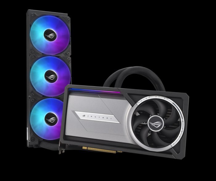 Asus nVidia GeForce Rog-Astral-Lc-Rtx5090-O32g-Gaming 32GB GDDR7 2580 MHz Boost Clock 28 GBPS 512-Bit Digital Max Resolution 7680 X 4320