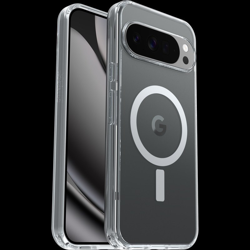 OtterBox Symmetry Clear Magnets Google Pixel 10/Pixel 10 Pro - Case Clear (77-98095), Drop+ 3X Military Standard, 7 Years Warranty