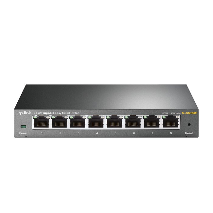 TP-Link Tl-Sg108e: 8 Port Gigabit Ethernet Switch