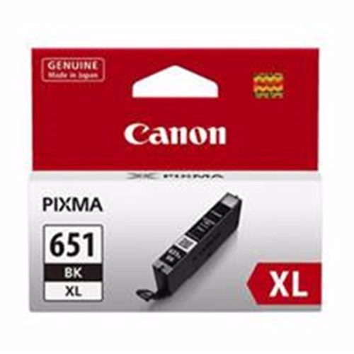 Canon CLI-651XLBK Original Extra High Yield Inkjet Ink Cartridge - Black Pack