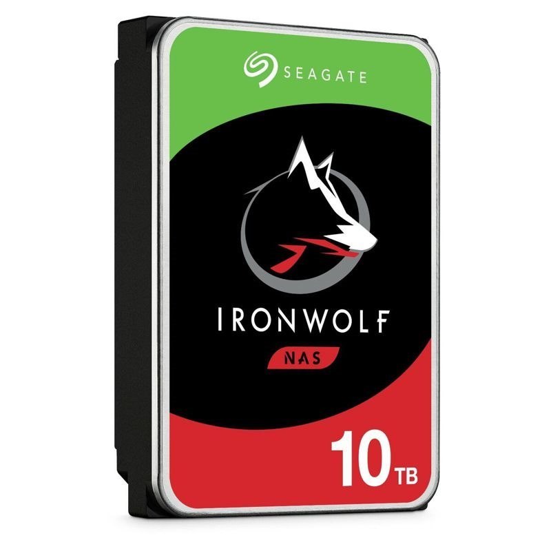 Seagate Ironwolf Nas Internal 3.5" Sata Drive, 10TB, 6GB/S, 7200RPM, 3YR WTY