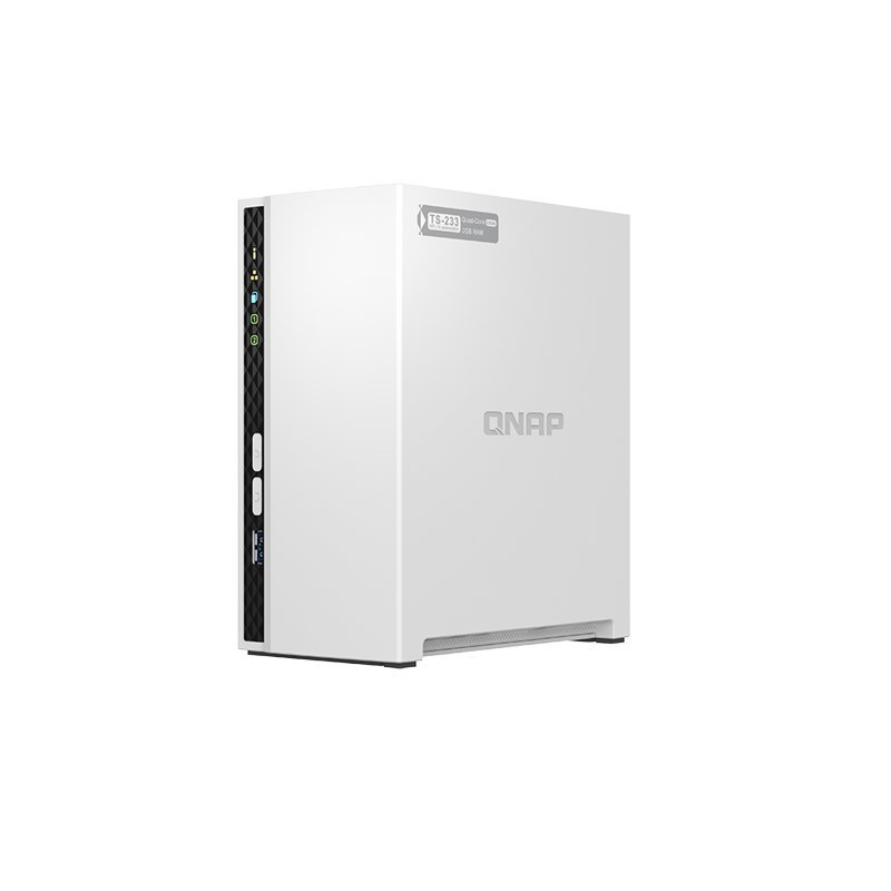 Qnap 2-Bay Nas (No Disk), Arm QC 2.0GHz, 2GB, GbE(2), Usb(3), TWR, 2YR WTY