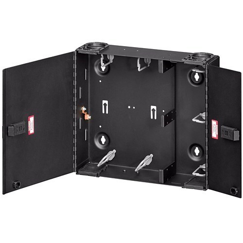 Leviton | Medium SDX Wall-Mount Fibre Enclosure | Empty With Dual Door, No Lock