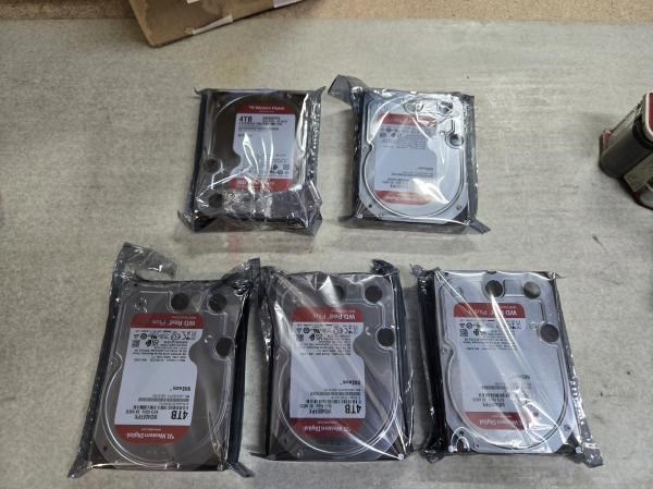 Western Digital Box Opened WD Red Plus HDD Wd40efpx 3.5" Internal Sata 4TB Red, 5400 RPM, 3 Year Warranty, CMR Drive. - Soh Pricing Only