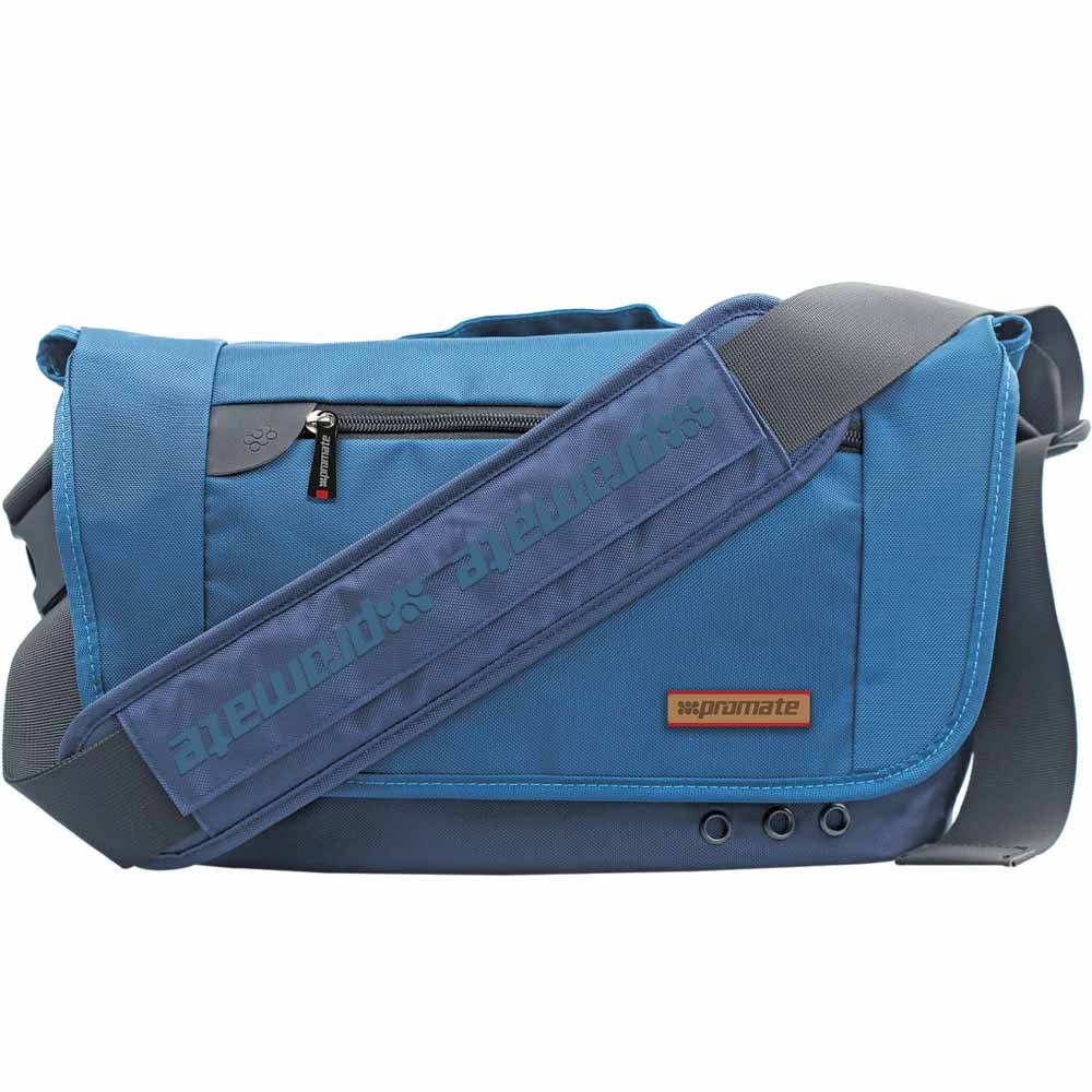 Promate "Azzure-S" Premium Messenger Bag For Laptops Upto 12.5" With Multiple Pocket Options