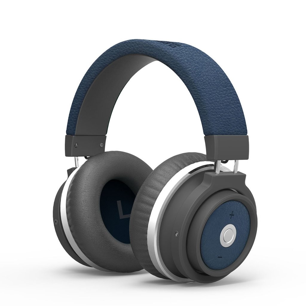Promate 'Astro' Ergonomic Over-Ear Bluetooth V3.0 Headset With Touch Control -Blue