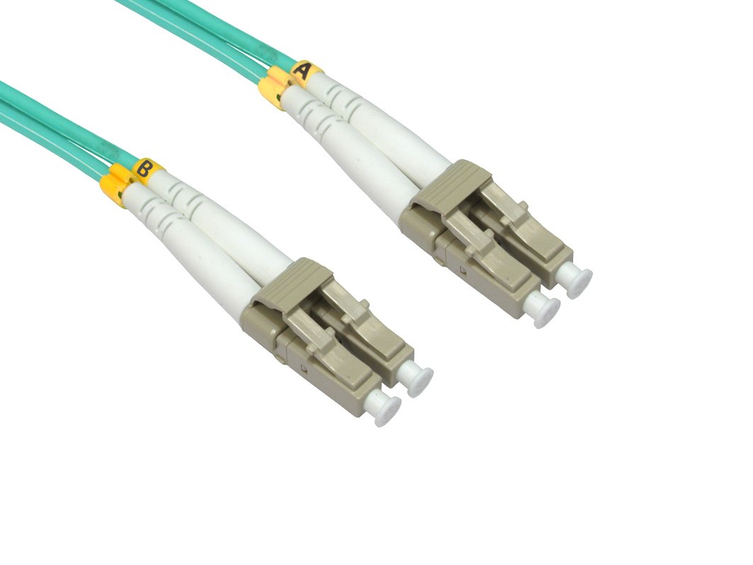 LinkBasic Multi Mode Om4 LSZH Duplex LC-LC Fibre Optic Patch Cord 1 Metre