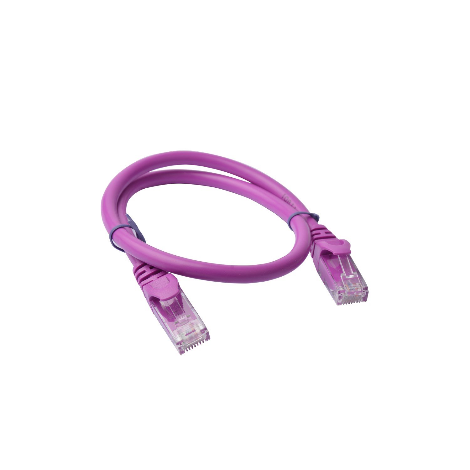 8Ware Cat 6A Utp Ethernet Cable, Snagless  - 0.25M (25CM) Purple