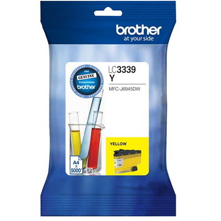 Brother LC3339XLY Original High Yield Inkjet Ink Cartridge - Yellow Pack