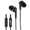 Genius HS-M320 Black In-Earphones With Inline Mic