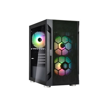 SilverStone Fara H1M Matx Case - Glass Window + Argb Fans