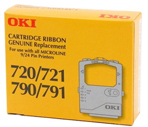 Oki Dot Matrix Ribbon Cartridge - Black Pack