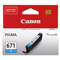 Canon CLI-671C Original Inkjet Ink Cartridge - Cyan Pack