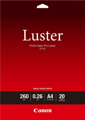 Canon Lu-101 A3 Luster 260GSM Photo Paper Pro - 20 Sheets