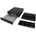 Maken CK-410 Cash Drawer 4 Note 8 Coin Black Front 24V