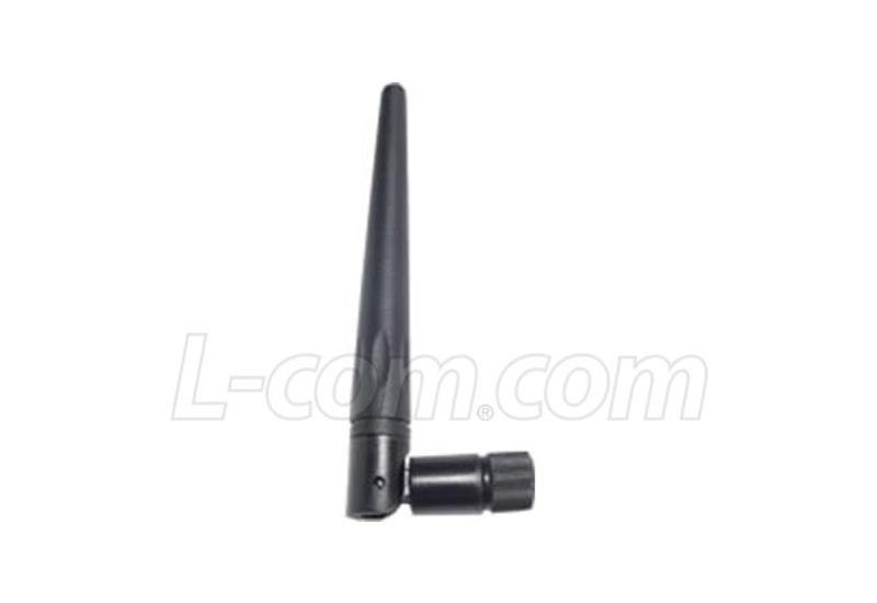 L-Com 2.4GHz 2dBi Rp-Sma Male Rubber Dipole Antenna