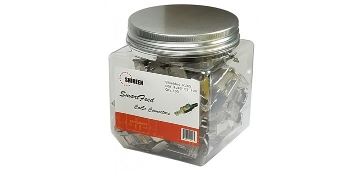 Shireen CAT-C5e RJ45 Smart Feed Connector 100PK