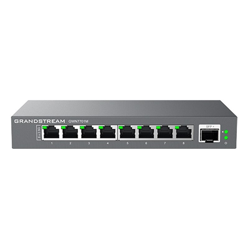 Grandstream GWN7701M 8 Port 2.5 Multi-Gigabit, 1 X SFP+ Unmanaged Ethernet Switch