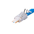 Dynamix Cat6a STP External Ground Push Through Plug, 20PC Pack.