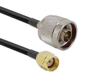 Generic N-Male To RP-SMA-Male Cable For Wi-Fi Antennas 1M