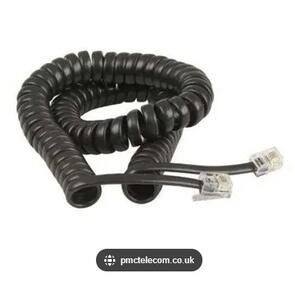 Yealink Spare Curly Cord For Ip Phones - Sip-T20/T22/T19/T21/T23
