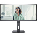 Aoc Cu34p3cv 34" Curved 3440X1440 4MS Hdmi DP Usb 100Hz Monitor