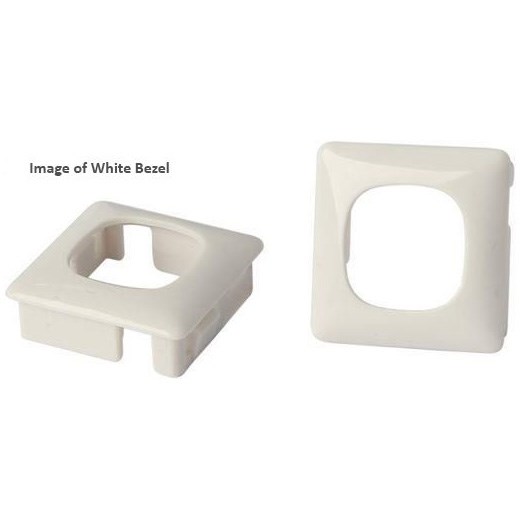 Elsafe Oe Elsafe | Workstation Data Bezel - 25.4SQ Cutout To Suit Au/ NZ – Black