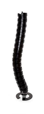 Elsafe: Umbilical Cable Management - Pathfinder Ceiling To Floor 2820MM In Black