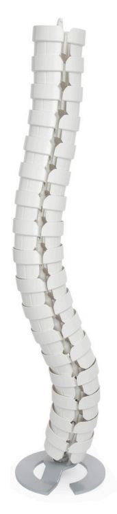 Elsafe Oe Elsafe: Umbilical Cable Management: Pathfinder Floor To Desk 780MM: White