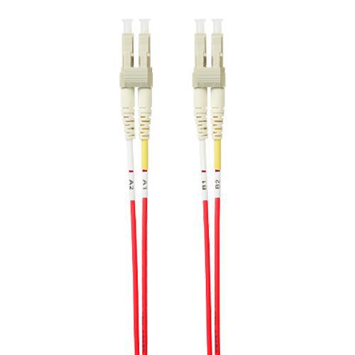 4Cabling 3M LC-LC Om4 Multimode Fibre Optic Patch Cable: Red