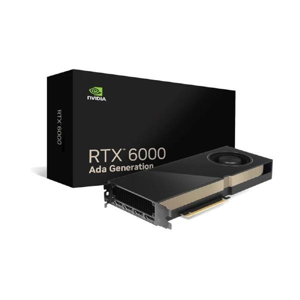 Nvidia RTX 6000 Ada, 48GB, GDDR6 384-Bit, 960 GB/s, PCIe 4.0 X 16 , Dual Slot, 4X Mini DisplayPort 1.4A, 300W, Ada Lovelace, 3YR Warranty