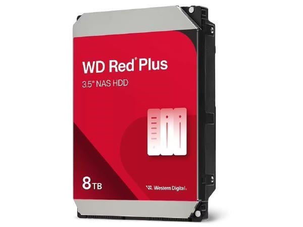 Western Digital WD Red Plus Wd80efpx 8TB 5640RPM 256MB 3.5" Nas Internal Hard Drive, 3 Year Warranty - Soh Pricing Only