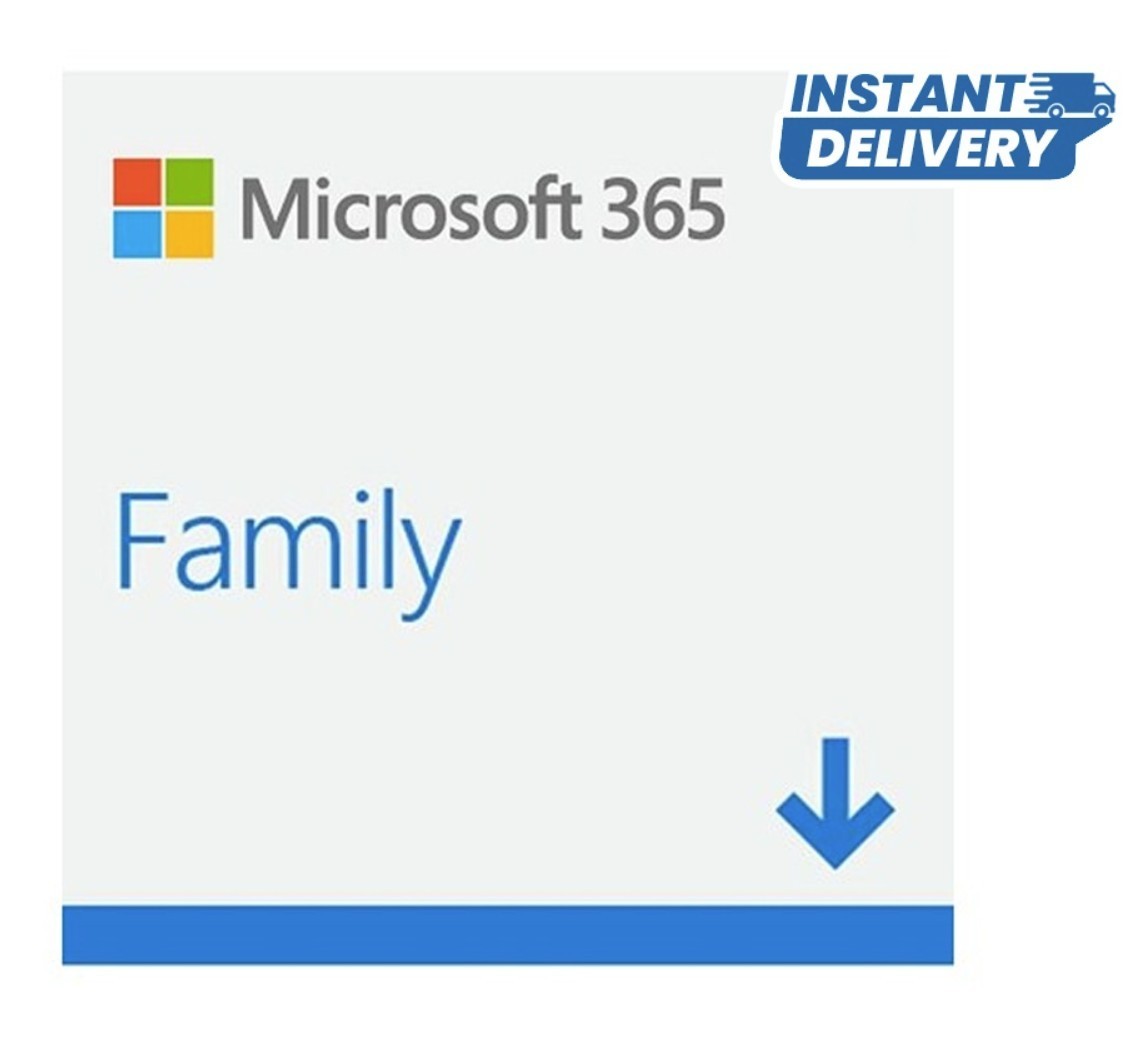 Microsoft 365 Family, Retail Box - 1 Year Subscription