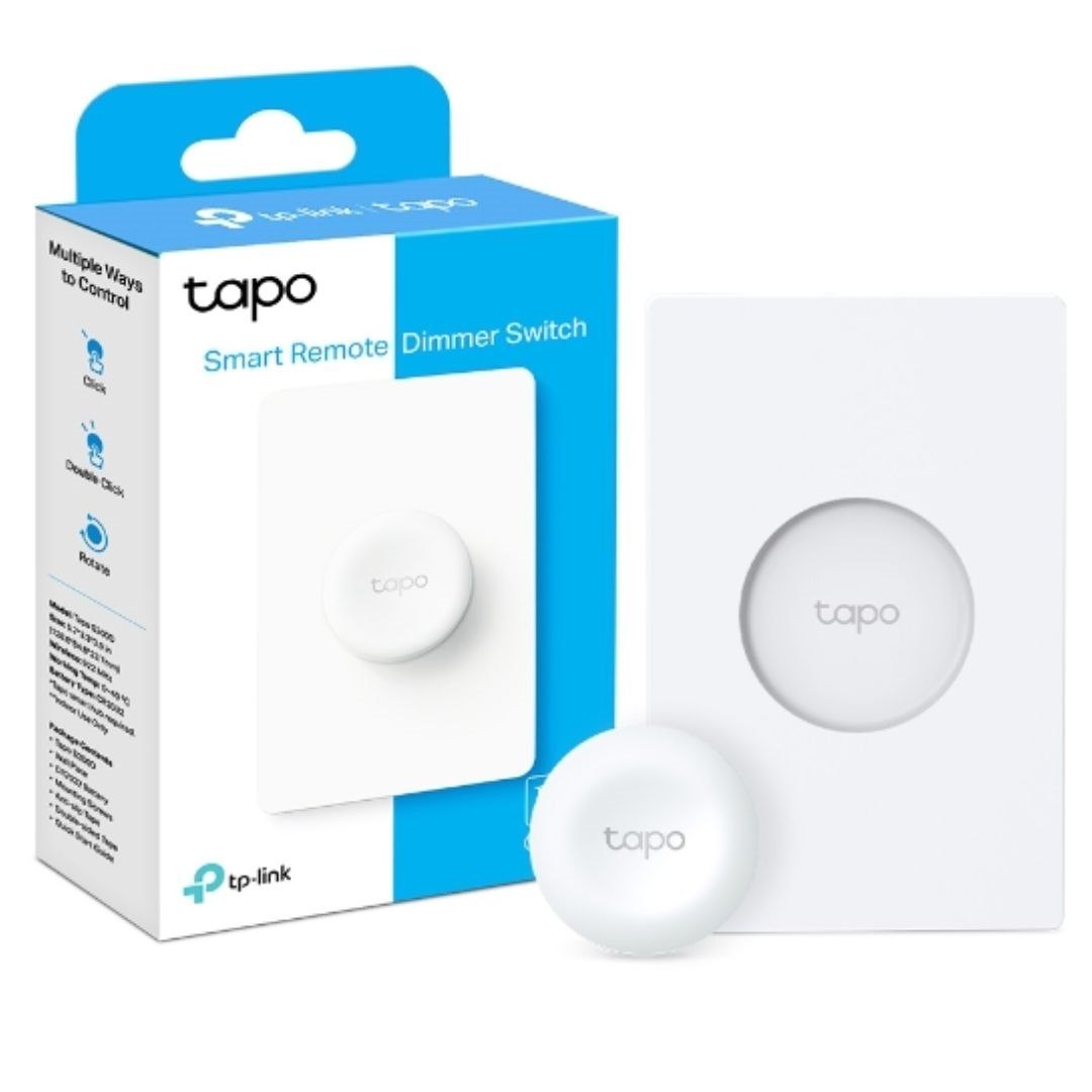 Tp-Link Tapo Smart Remote Dimmer Switch, Customised Actions, 1YR
