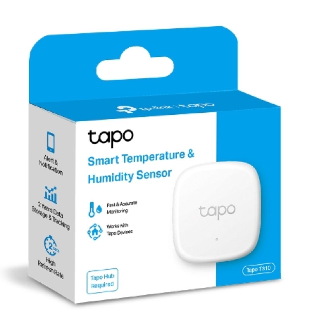 Tp-Link Tapo Smart Temperature & Humidity Monitor, 1YR