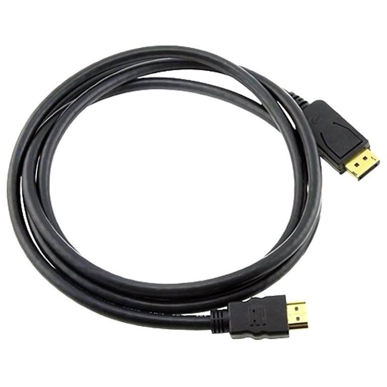 8Ware DisplayPort DP To Hdmi Cable 2M - 20 Pins Male To 19 Pins Male Gold Plated RoHS