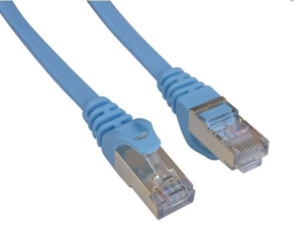 8Ware Cat7 Cable 3M - Blue Color RJ45 Ethernet Network Lan Utp Patch Cord Snagless Flat Cable