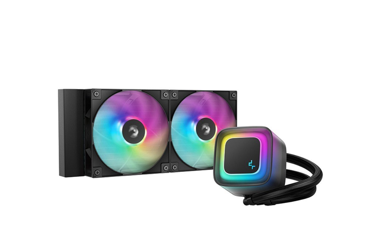 DeepCool Le240 V2 Liquid Cooler 240MM 6TH Gen Pump Up To 3400 PWM, Hydro Bearing, IntelLGA1851/1700/1200/1151/1150/1155, Amdam5/Am4