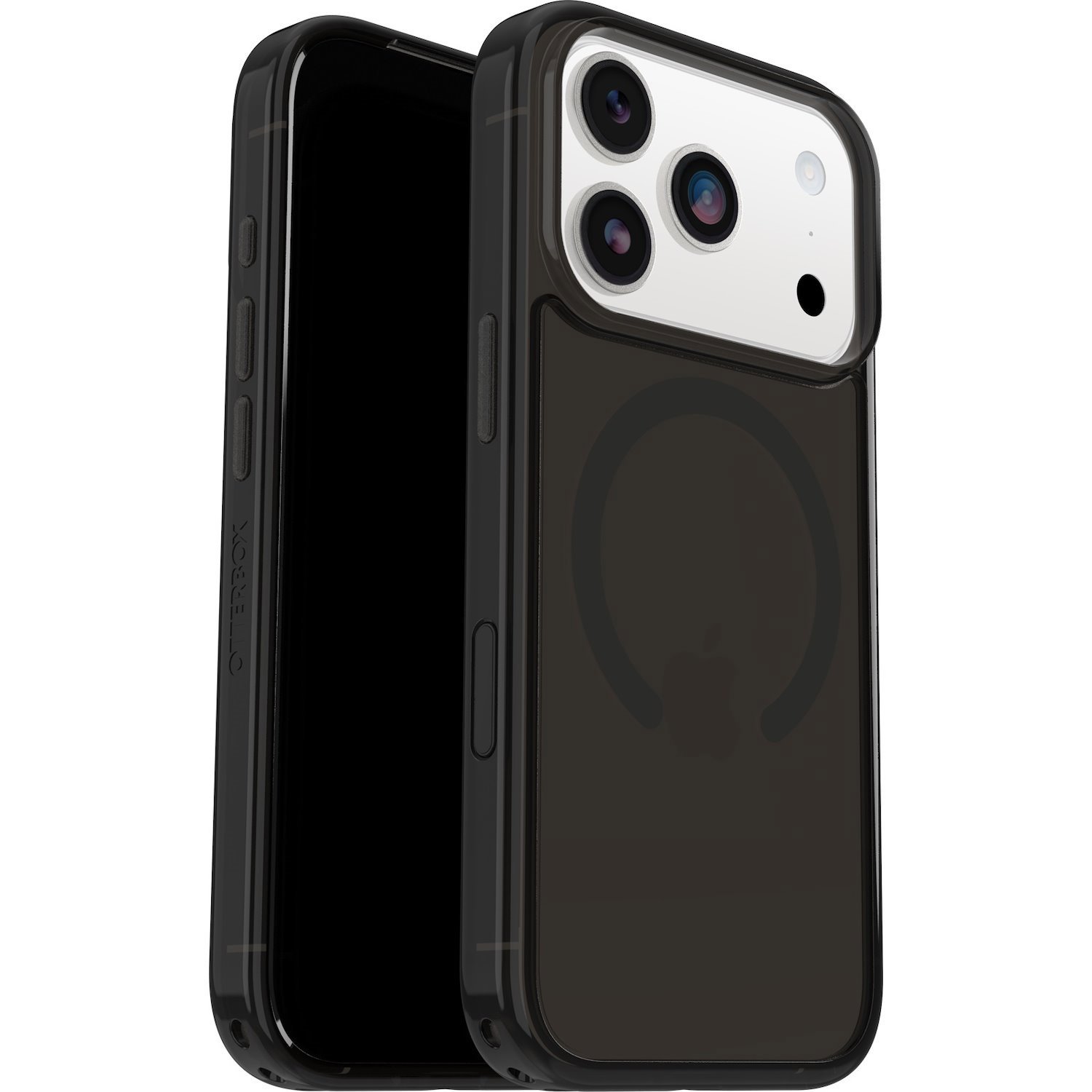 OtterBox Symmetry Clear MagSafe Apple iPhone 17 Pro (6.3') Black Mist (Clear/Black) - (77-98851), Drop+ 3X Military Standard, 7 Years Warranty