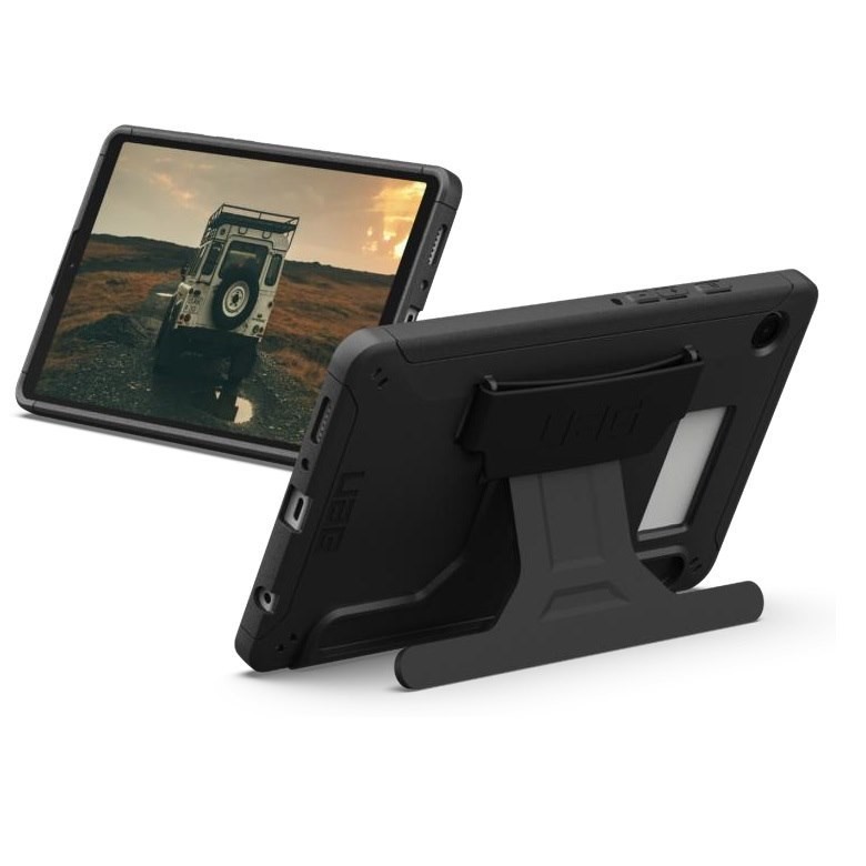 Uag Scout Samsung Galaxy Tab A11+ (8.7') With Kickstand & Handstrap Rugged Case - Black (224459114040), Drop+ Military Standard, 1 Years Warranty