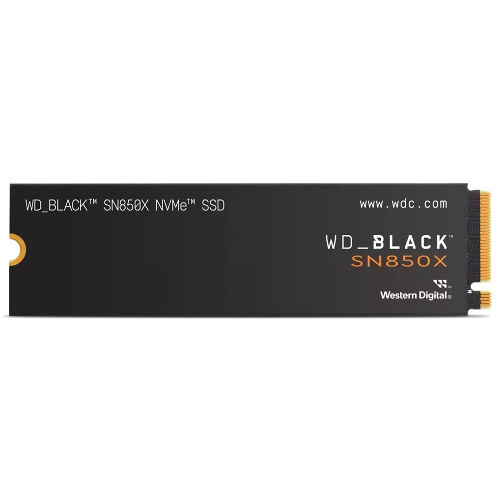SanDisk Western Digital WD Black SN850X NVMe™ SSD - 8TB, Without Heatsink M.2 2280, 7200MB/s 6600MB/s R/W 1200K/1200K Iops PCIe Gen4 X4 5YRS