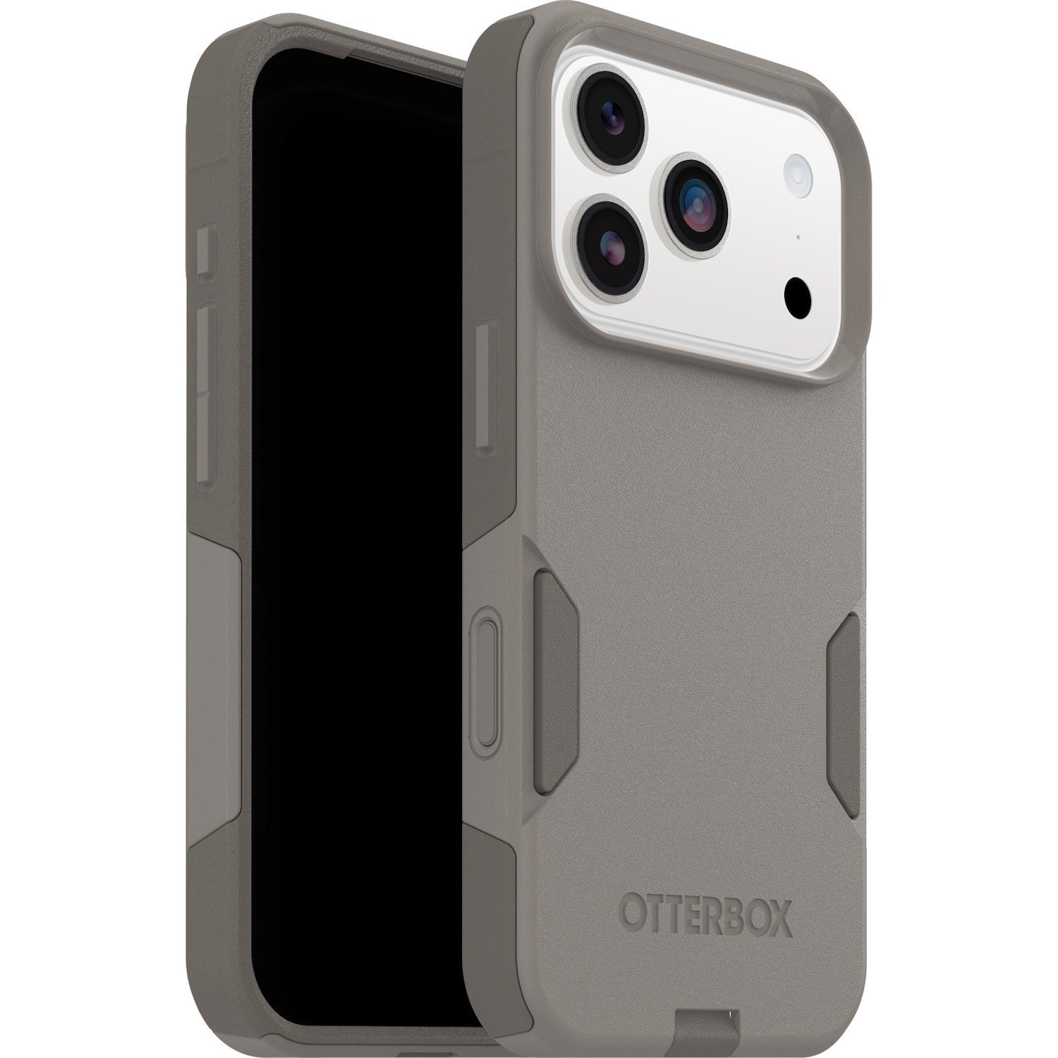 OtterBox Commuter Apple iPhone 17 Pro (6.3') Case Grey Comfort (Biege) - (77-98336), Drop+ 3X Military Standard, Raised Edges, 7 Years Warranty
