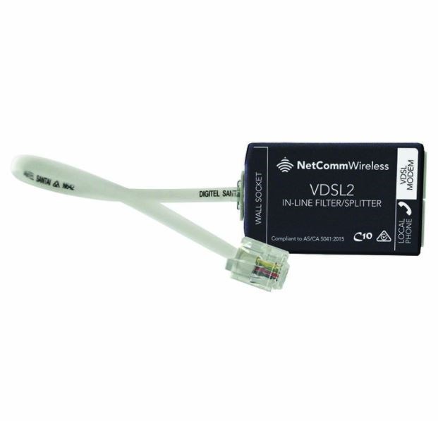 Netcomm EM1690B Signal Splitter - ABS Plastic