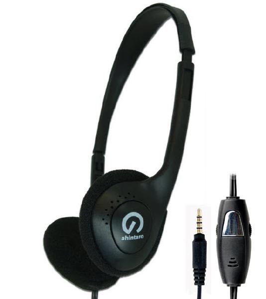 Shintaro Stereo Headset WIth Inline Mic