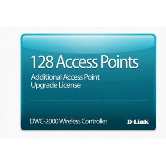 D-Link Hardware Licensing for D-Link DWC-2000 Wireless Controller - Upgrade Licence - 128 Managed Access Point