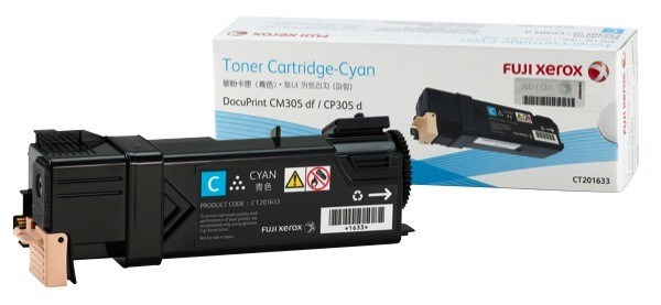 Fuji Xerox CT201633 Original Laser Toner Cartridge - Cyan Pack