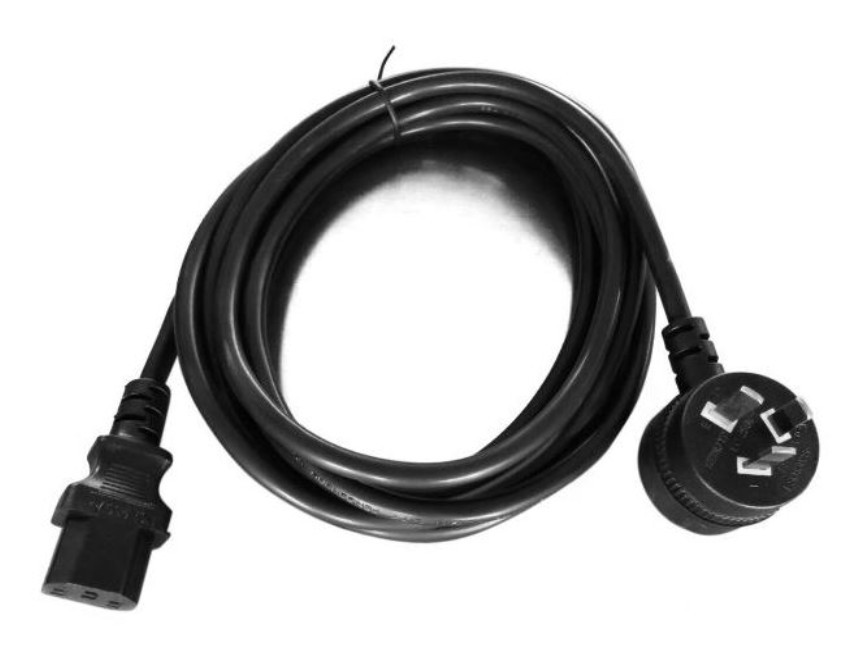 8Ware Power Cable From 3-Pin Piggy Back Au Male To 2 Iec C13 Female Plug In 3M